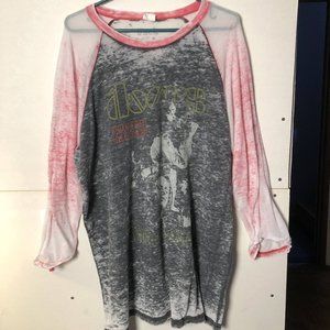 Vintage Doors Lightweight 3/4 sleeve Band T shirt